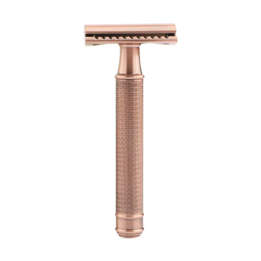 Classic Double-Edge Safety Razor in Antique Bronze