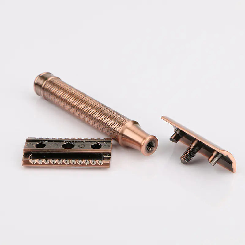 Classic Double-Edge Safety Razor in Antique Bronze