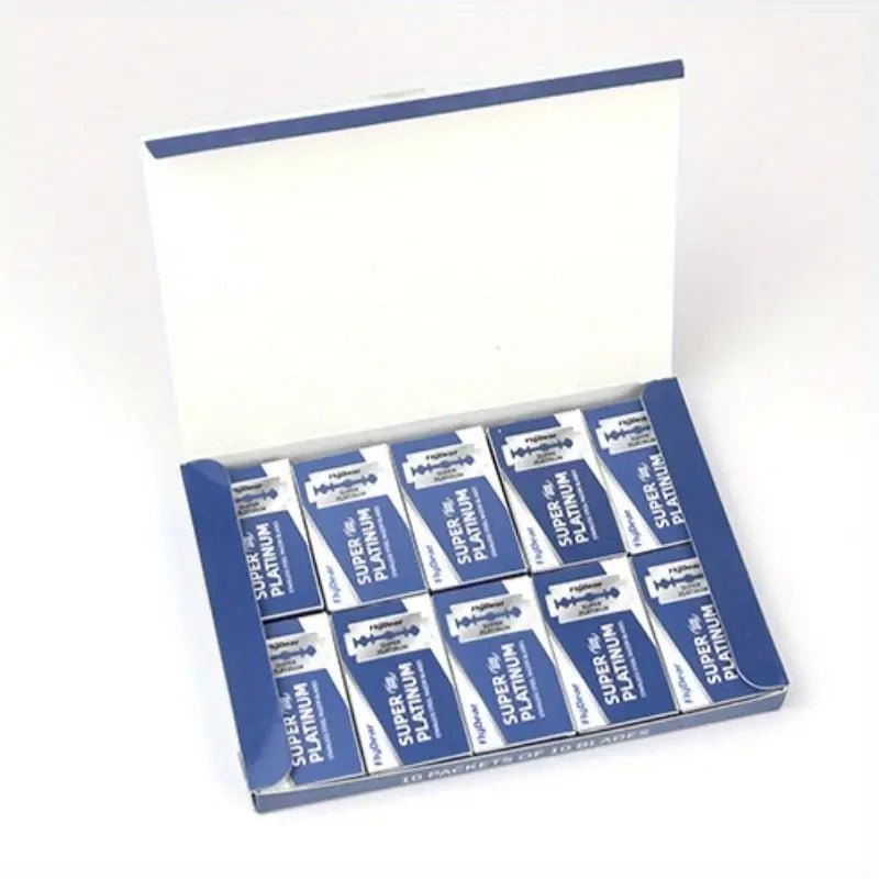 Double Edge Safety Razor Blades - 10 Count Pack